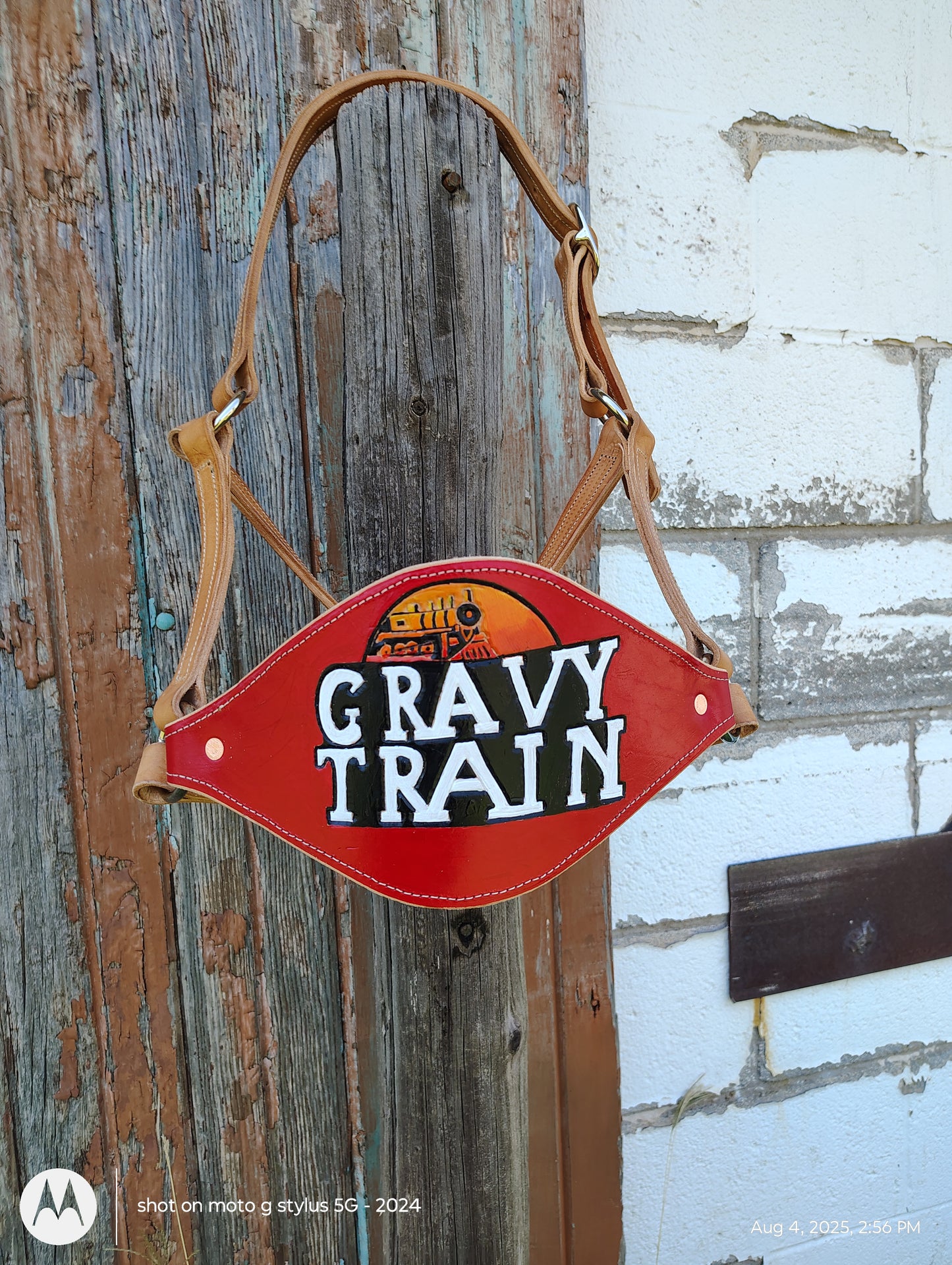 Gravy train bronc halter
