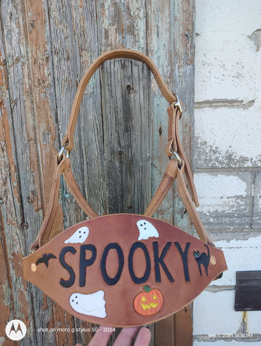 Spooky bronc halter