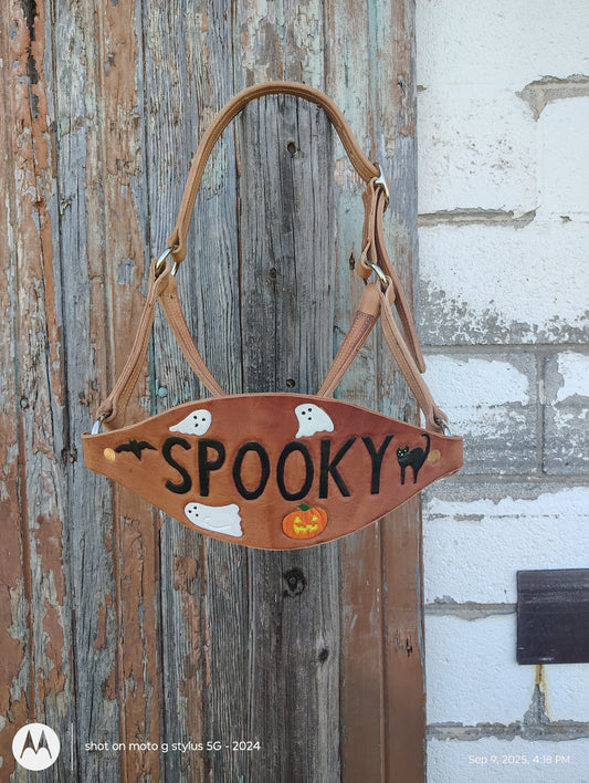 Spooky bronc halter