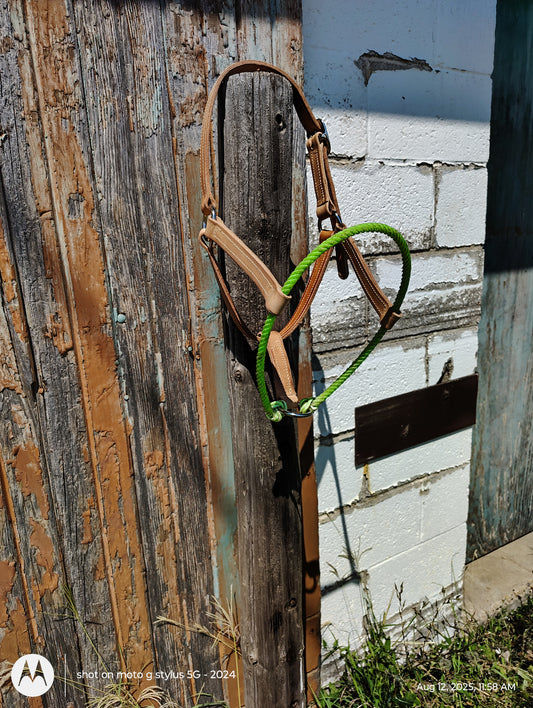 Rope noseband halter