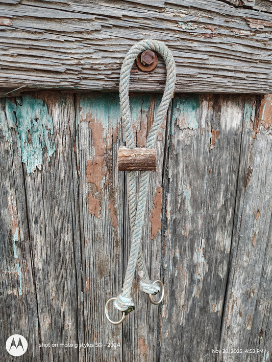 War bridle with deer antler slide